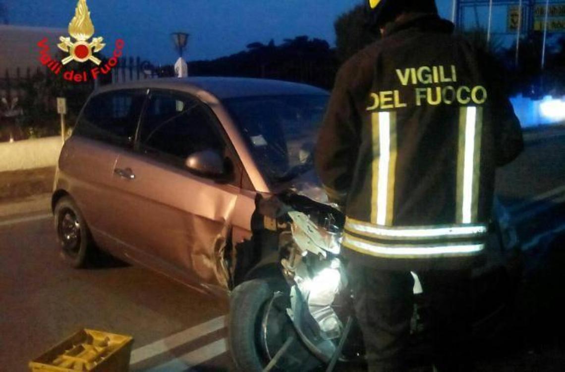 Incidente a Sant'Agostino, un ferito