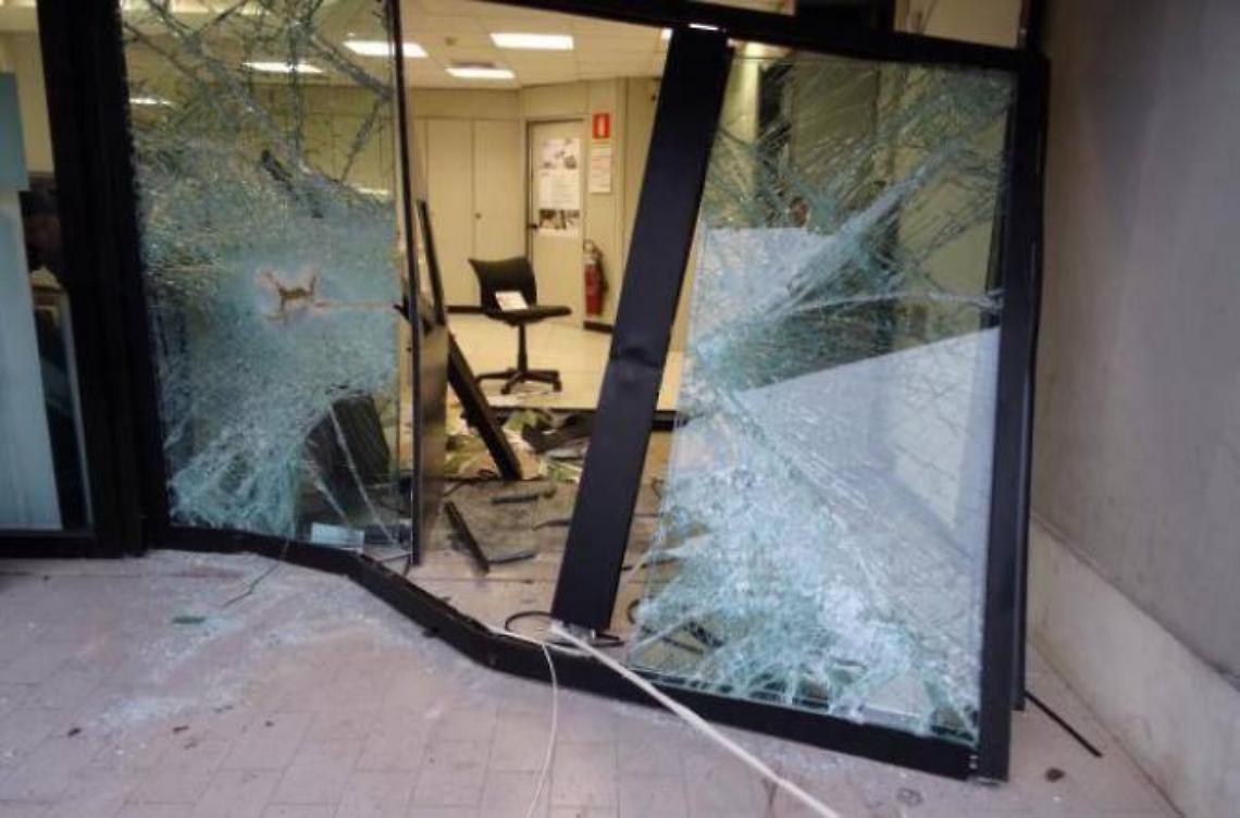 Banda del bancomat ripresa dalle telecamere
