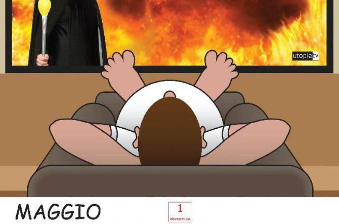 Crudelia, Gargamella e Capitan Uncino: i "cattivi" nel calendario di Utopia 2000
