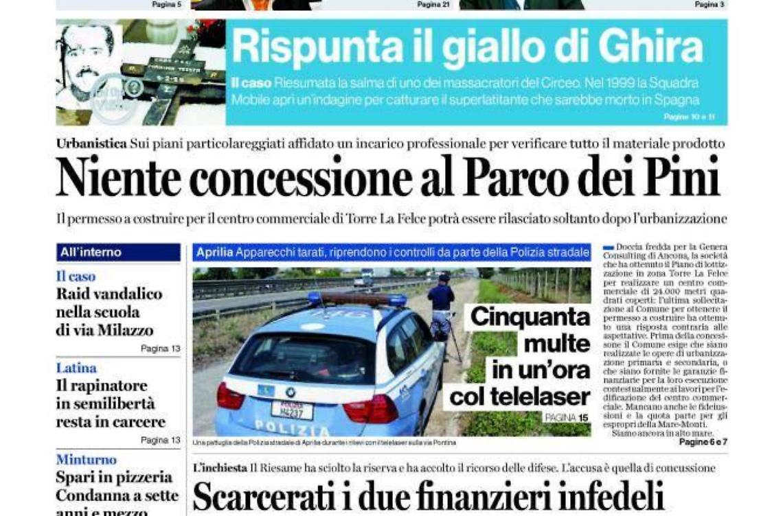 Chiedi al tuo edicolante Latina Oggi e Il Giornale