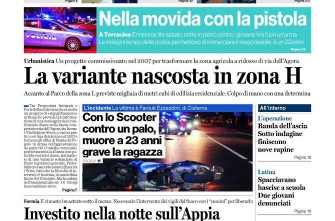 Chiedi al tuo edicolante Latina Oggi e Il Giornale