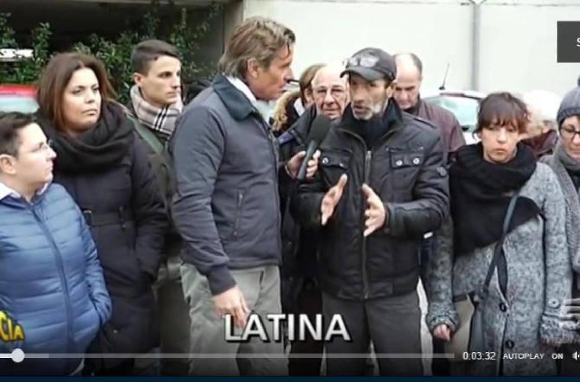 Striscia la notizia a Latina per le case occupate