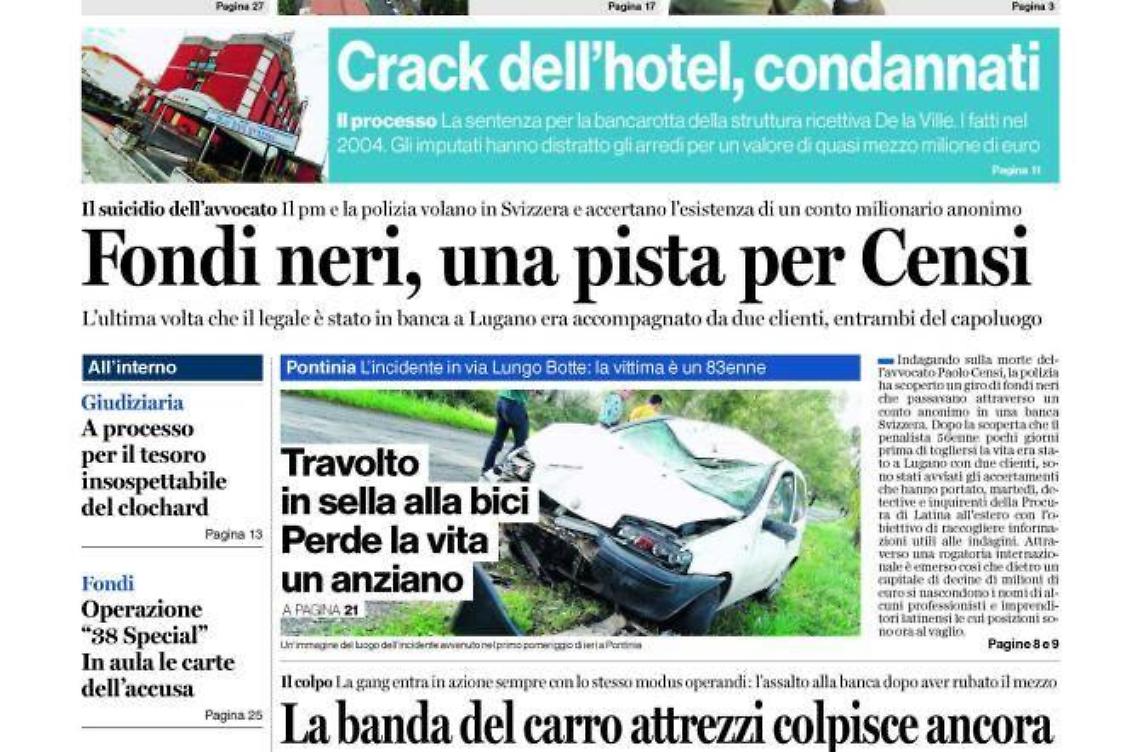 Chiedi al tuo edicolanteLatina Oggi e Il Giornale