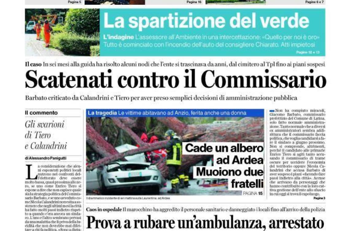 Chiedi al tuo edicolanteLatina Oggi e Il Giornale