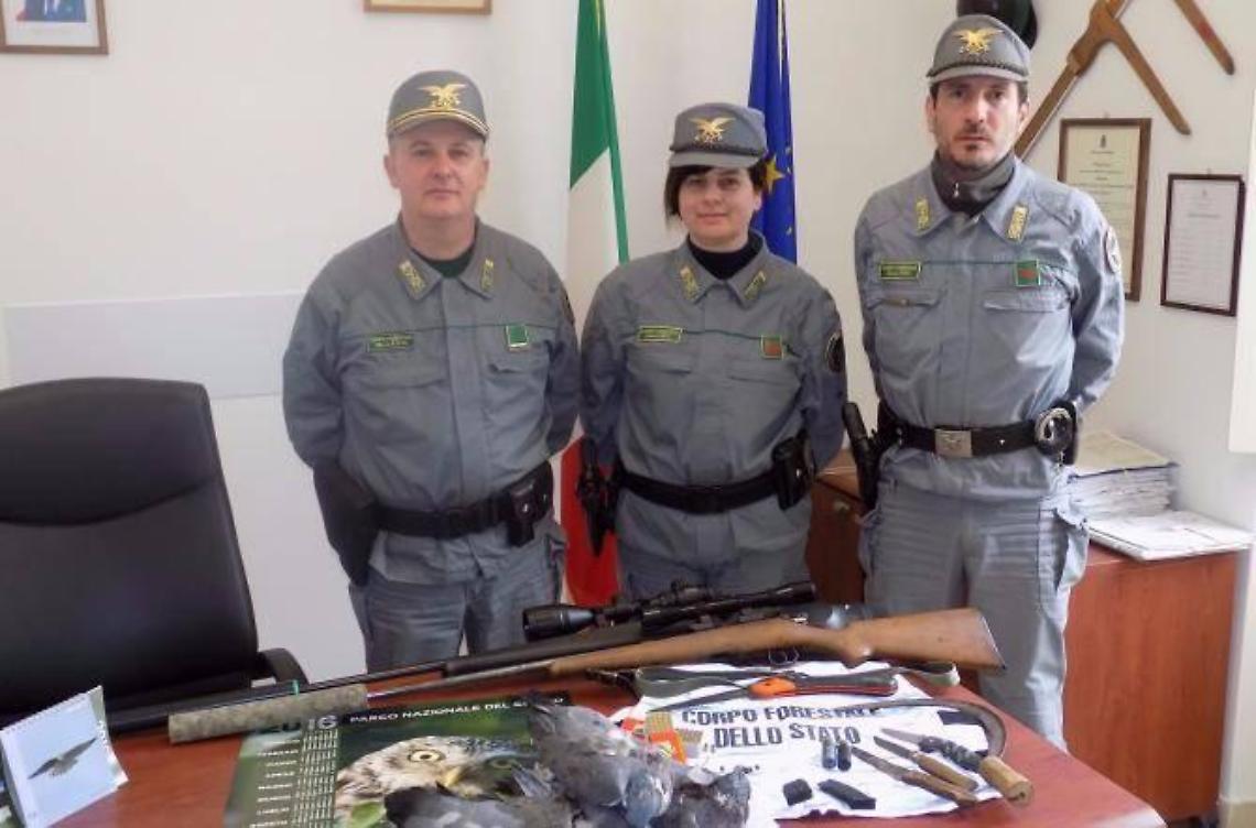 Caccia abusiva nel Parco del Circeo, arrestato un bracconiere