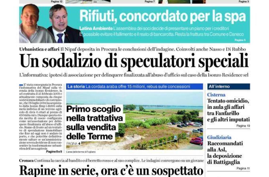 Chiedi al tuo edicolanteLatina Oggi e Il Giornale