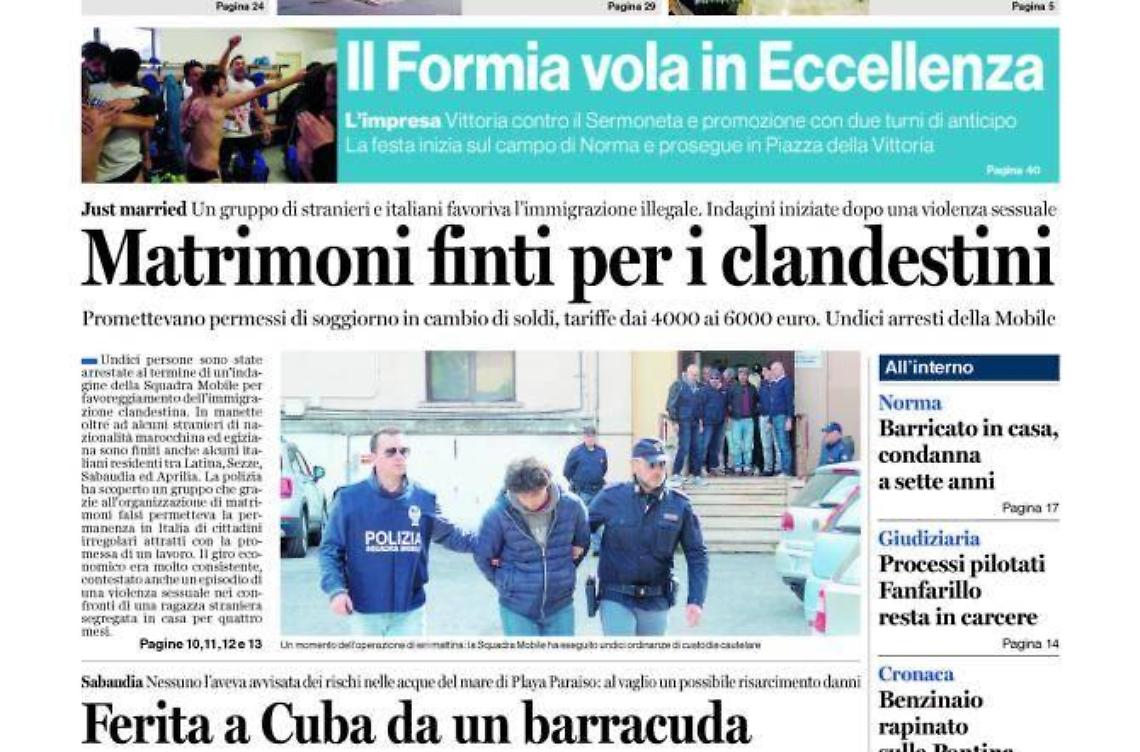Chiedi al tuo edicolanteLatina Oggi e Il Giornale