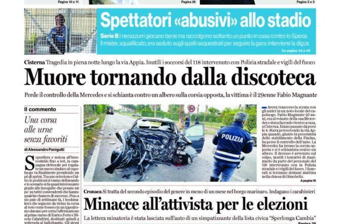 Chiedi al tuo edicolanteLatina Oggi e Il Giornale