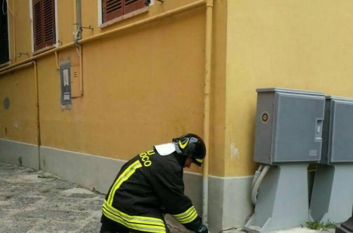 Fuga di gas in centro, paura a Gaeta