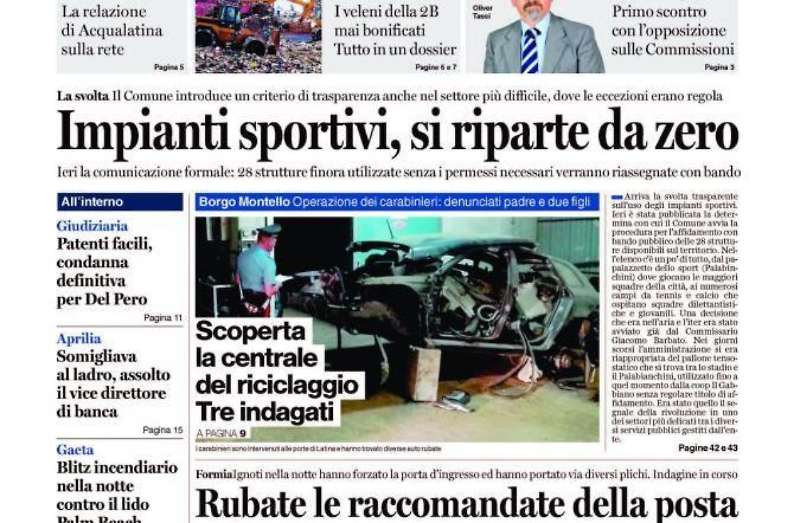 Chiedi al tuo edicolanteLatina Oggi e Il Giornale