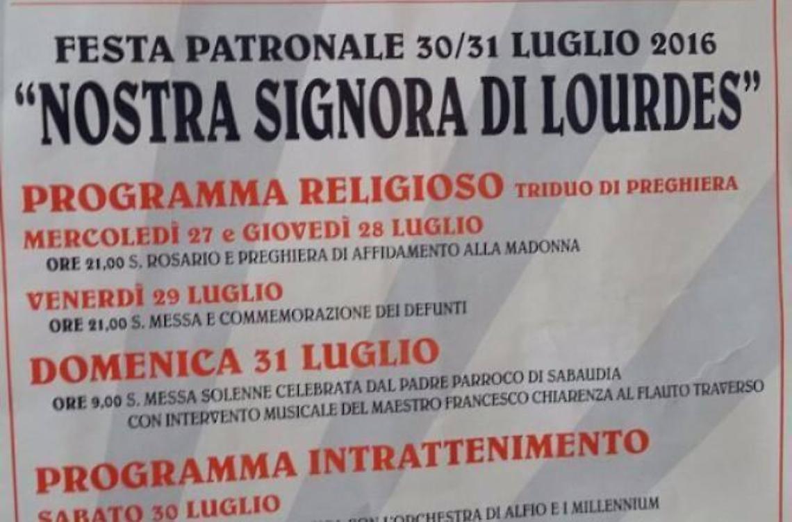 Festa patronale di Nostra Signora di Lourdes, un momento importante per la comunità