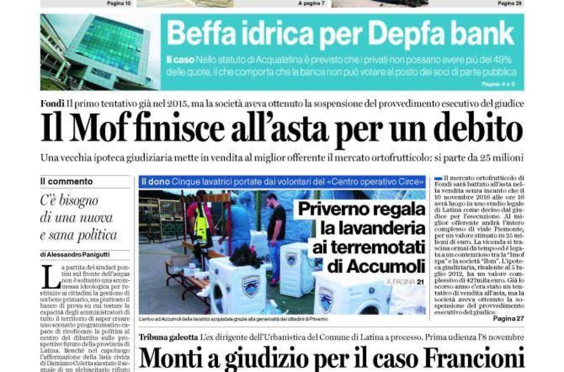 Chiedi al tuo edicolanteLatina Oggi e Il Giornale