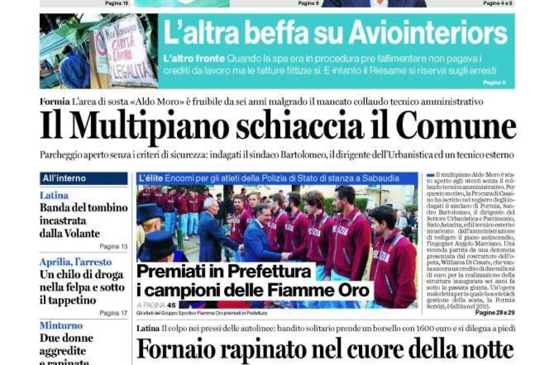 Chiedi al tuo edicolante Latina Oggi e Il Tempo