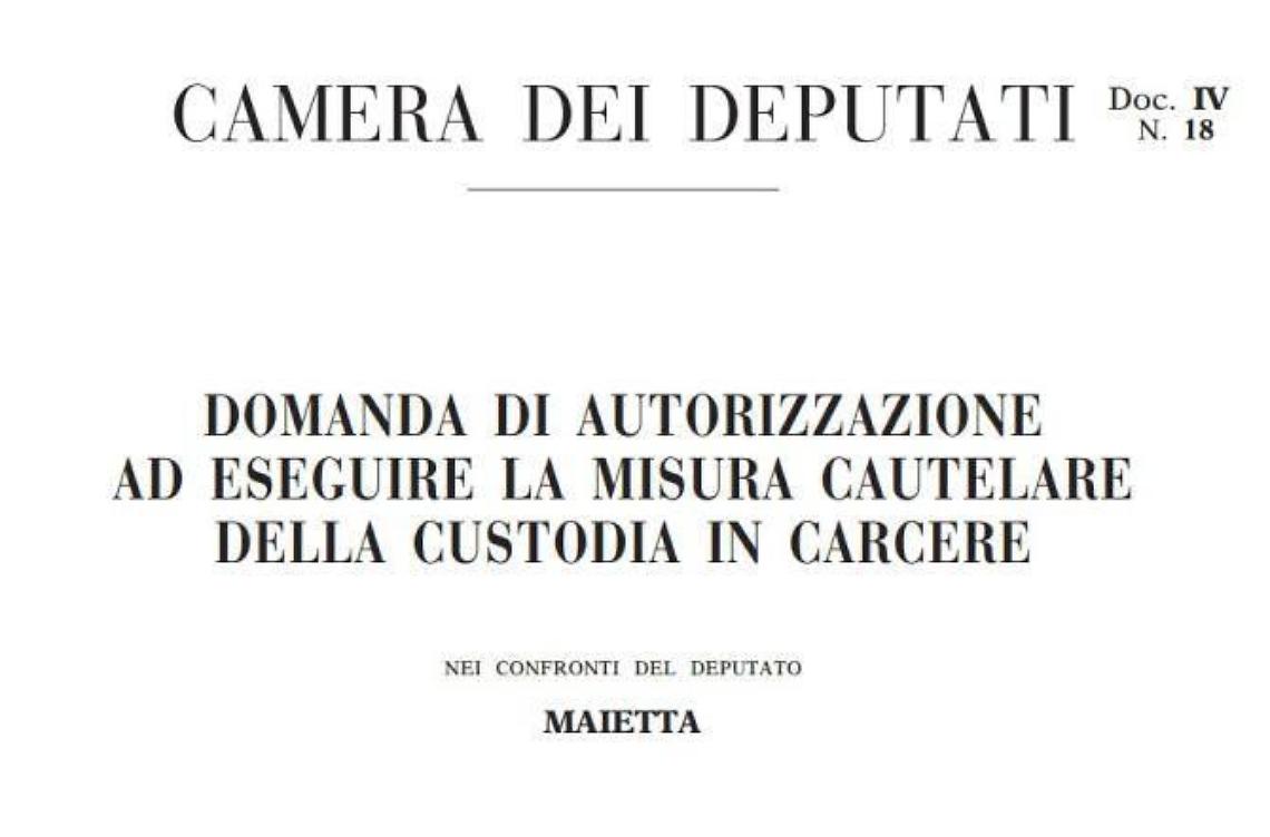 Richiesta di arresto per Maietta: ecco tutta l'ordinanza pubblicata integralmente