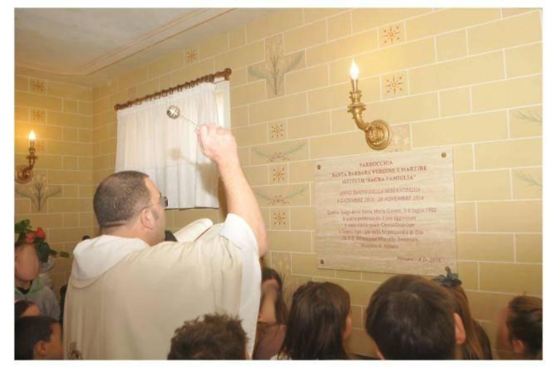 Giubileo, una targa commemorativa nella Tenda del Perdono