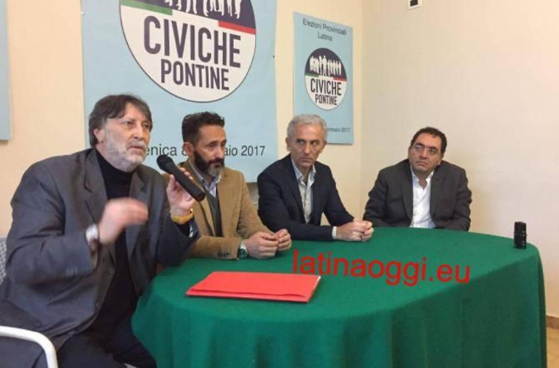 Le Civiche Pontine lanciano la sfida per il Consiglio provinciale