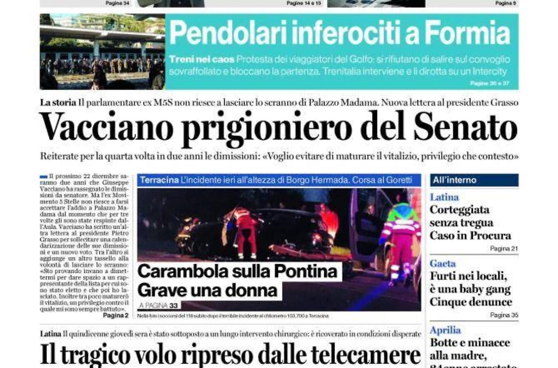 Chiedi al tuo edicolanteLatina Oggi e Il Tempo