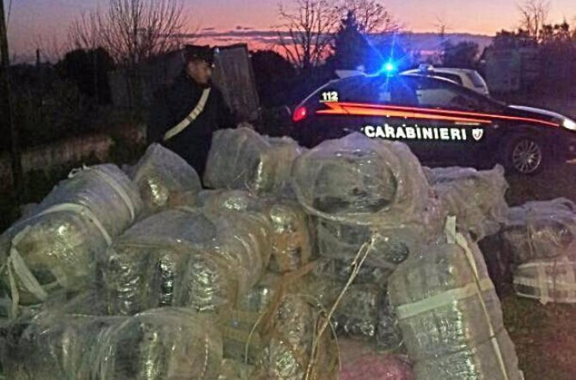 Tre tonnellate di marijuana ritrovate al Colubro, si indaga sulla provenienza della droga