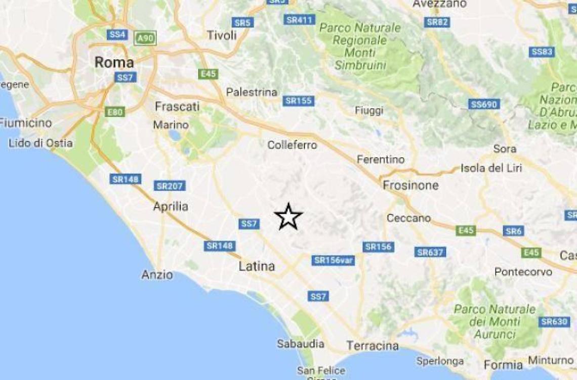 Scossa di terremoto nella notte, trema Sermoneta