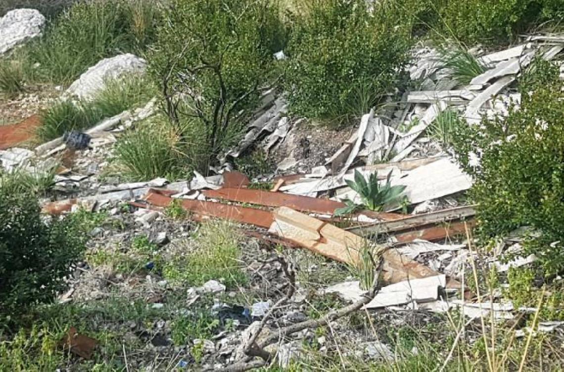 Eternit e carcasse di animali, la denuncia dell'Anpana