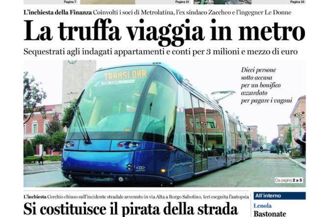 Chiedi al tuo edicolanteLatina Oggi e Il Tempo