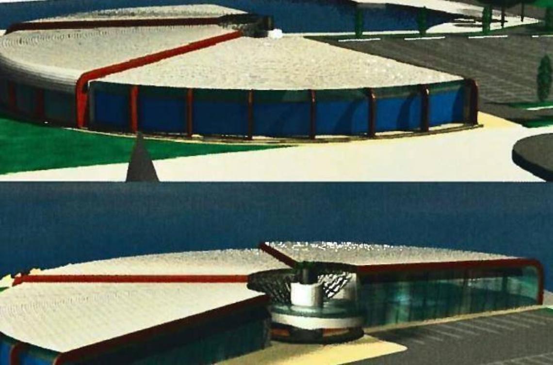 Una mega  piscina nella "city" estranea al Ppe