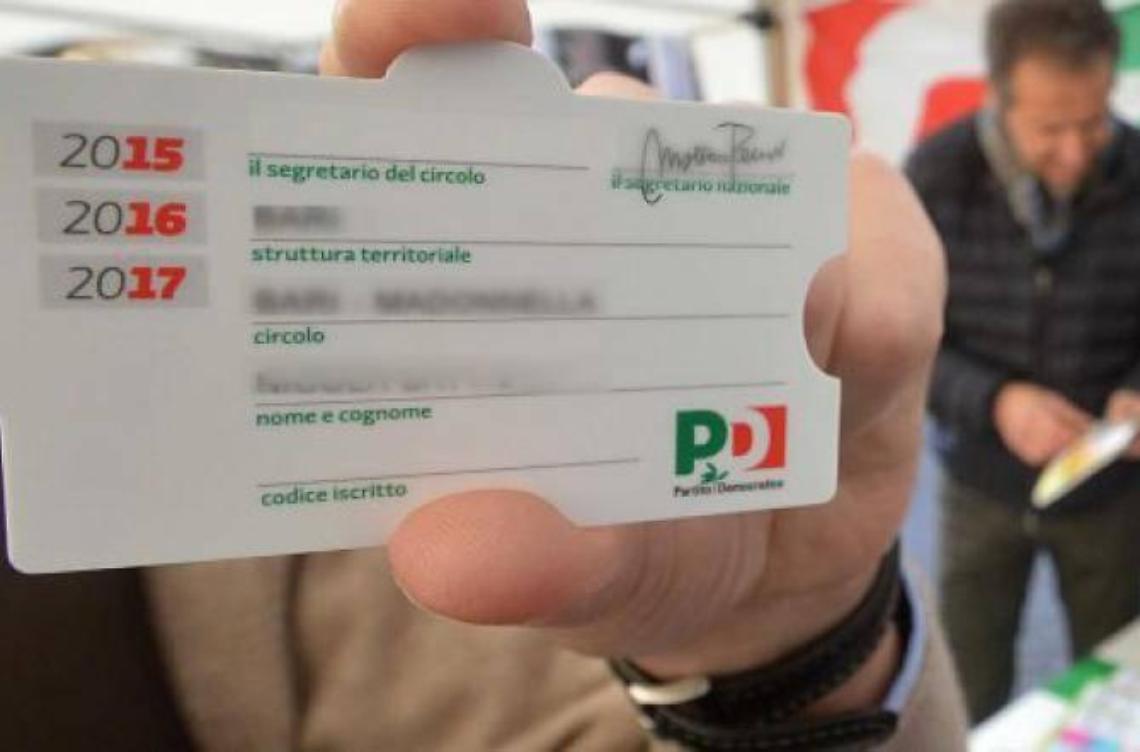 Nel Pd scoppia il caso tessere, dubbi su quelle fatte online