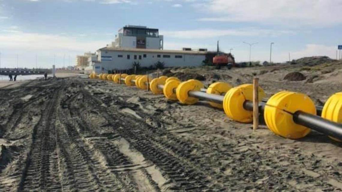 Iniziati i lavori di ripascimento al lido di Latina