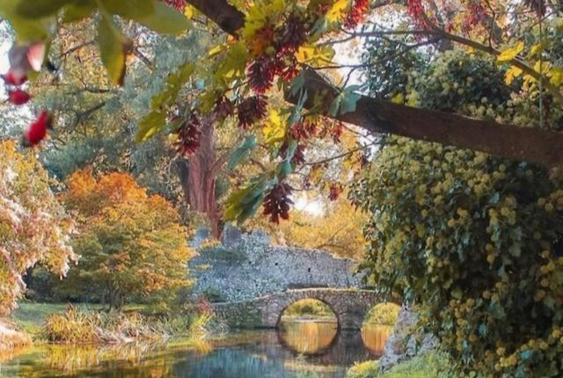 Primo maggio nello splendore di  Ninfa