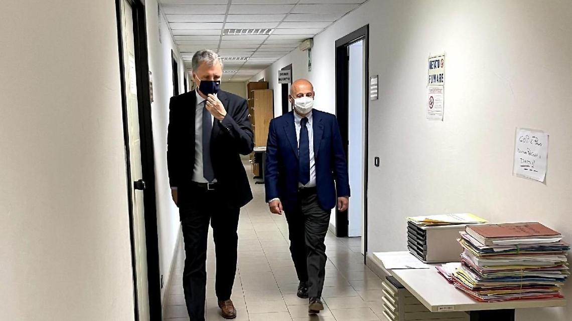 Il senatore Calandrini in visita presso il Tribunale e il Giudice di Pace
