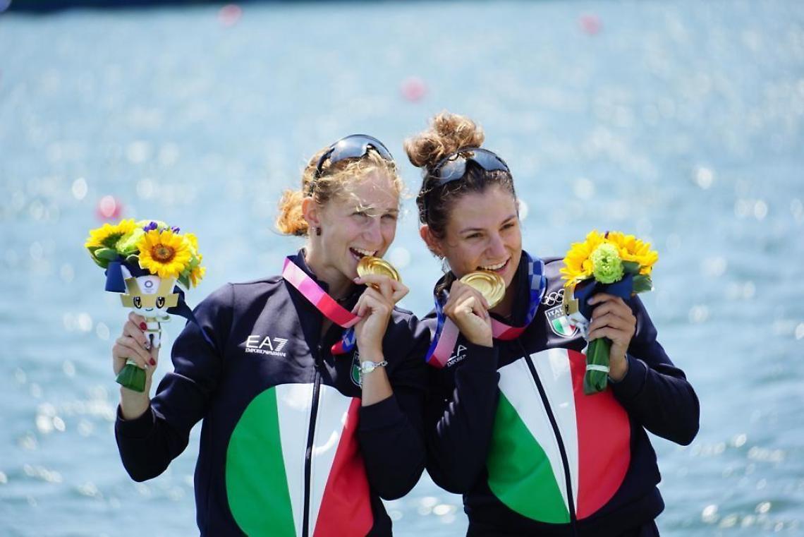 Sabaudia remiera in festa per l'oro di Valentina Rodini e Federica Cesarini