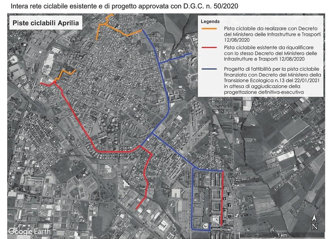Ciclovia urbana, la giunta Terra approva il progetto di completamento