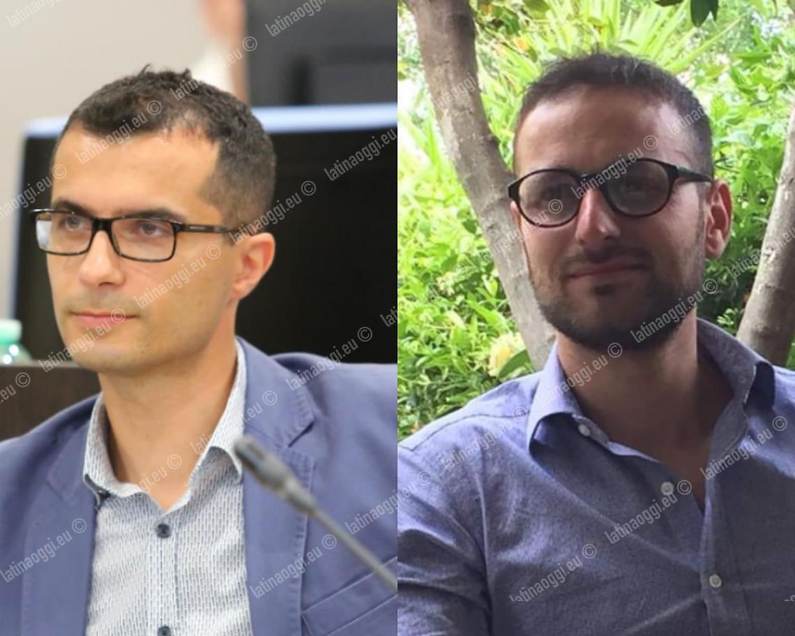 Il consigliere Fabio Di Leonardo e Francesco Grasso