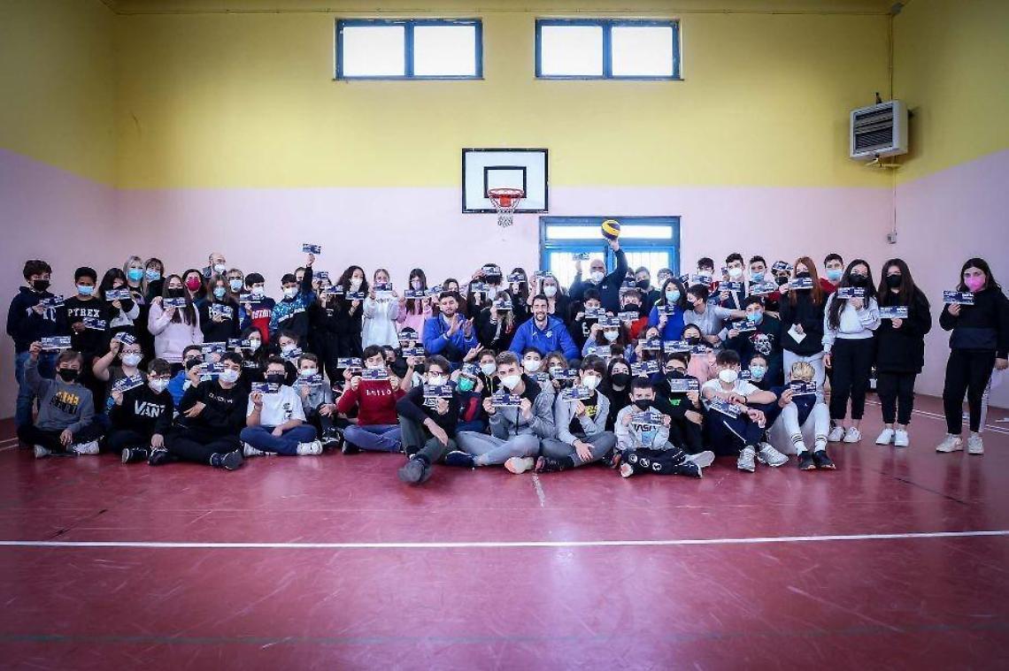 I campioni della Top Volley diventano insegnanti per un giorno