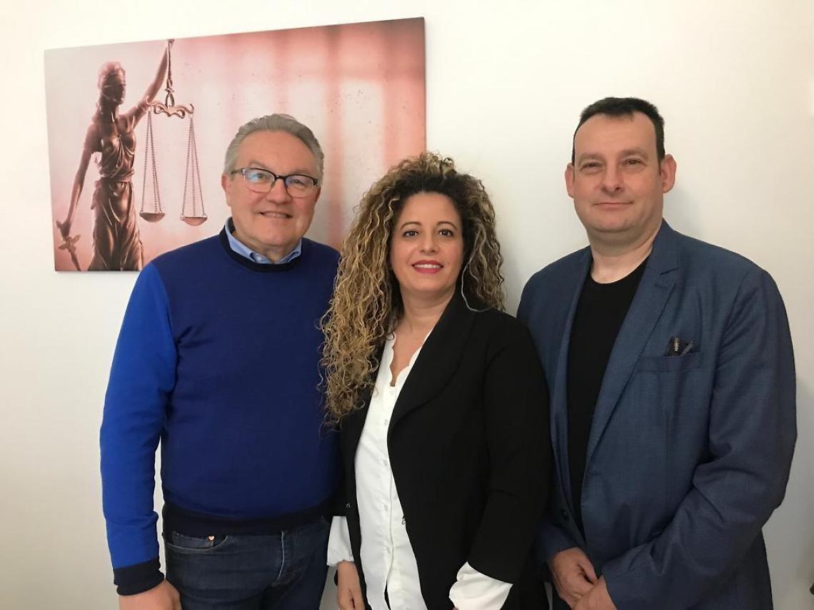 Vincenzino Palumbo, Dania Zattoni e Andrea Baldazzi