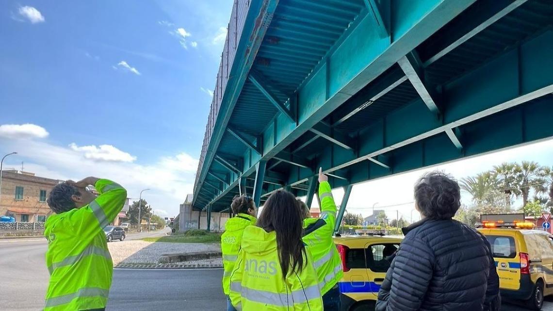 Verifiche dell'Anas per il ponte della 148 su Via del Lido