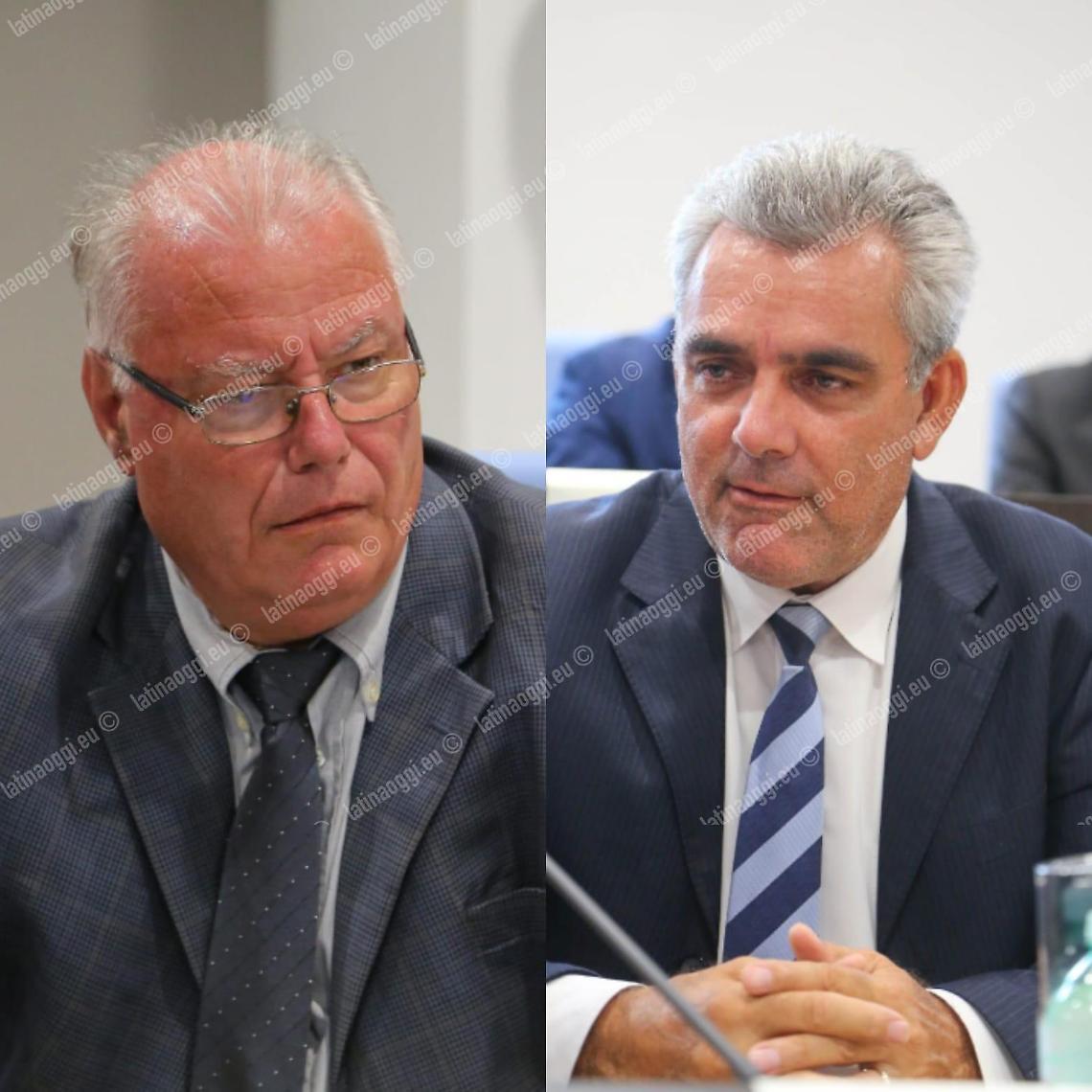 Mauro Fioratti Spallacci e il presidente del Consiglio di Aprilia, Pasquale De Maio