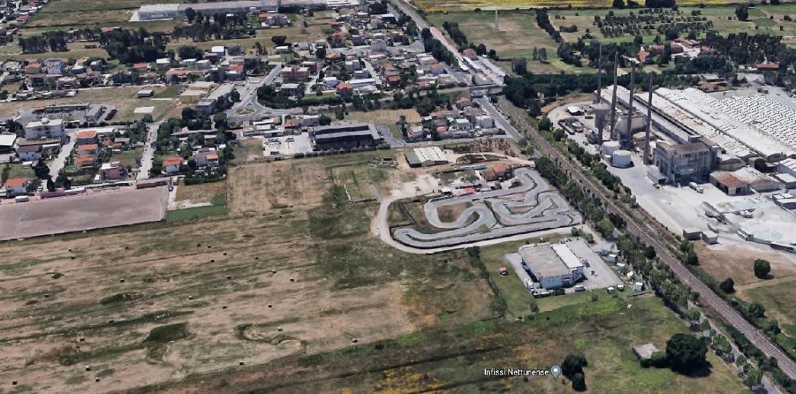 Una veduta dall'alto del borgo di Campo di Carne