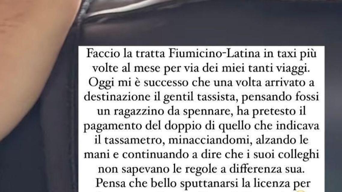Fiumicino-Latina, il tassista pretende 250 euro: la denuncia di Pengwin