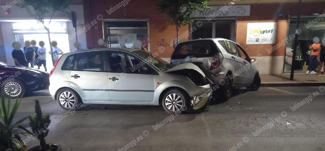 L'incidente di sabato notte in via dei Lauri