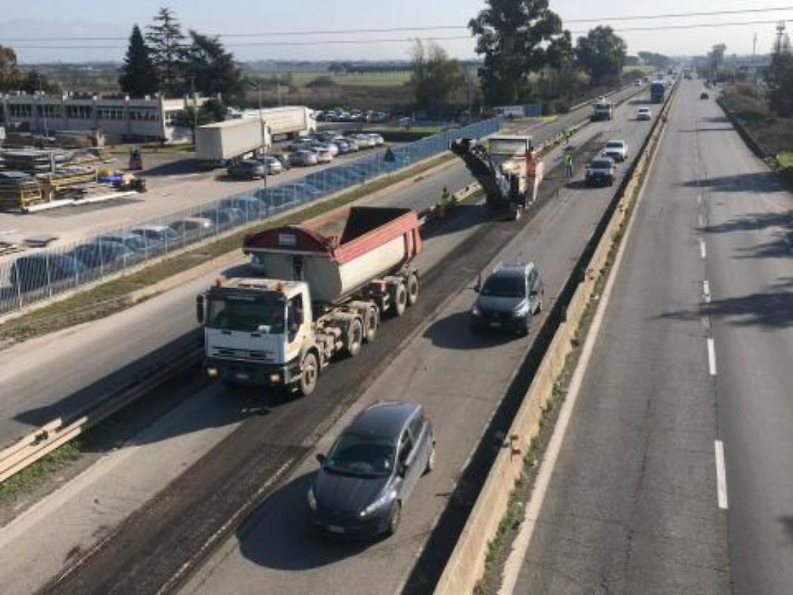 Lavori sulla Pontina per i nuovi spartitraffico, ecco la mappa dei cantieri
