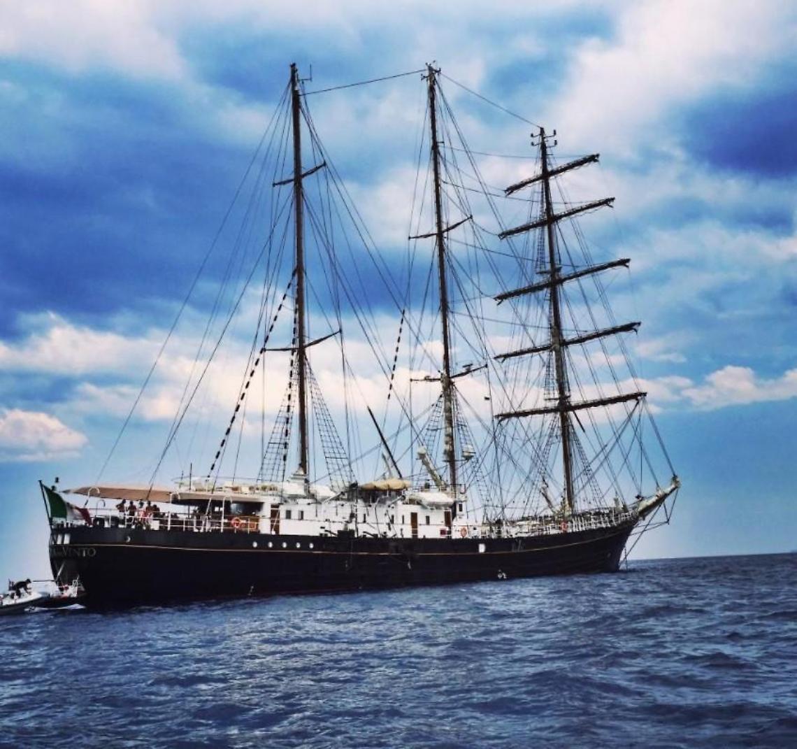 La Signora del vento «trasloca» a Formia. Con un ruolo da nave turistica