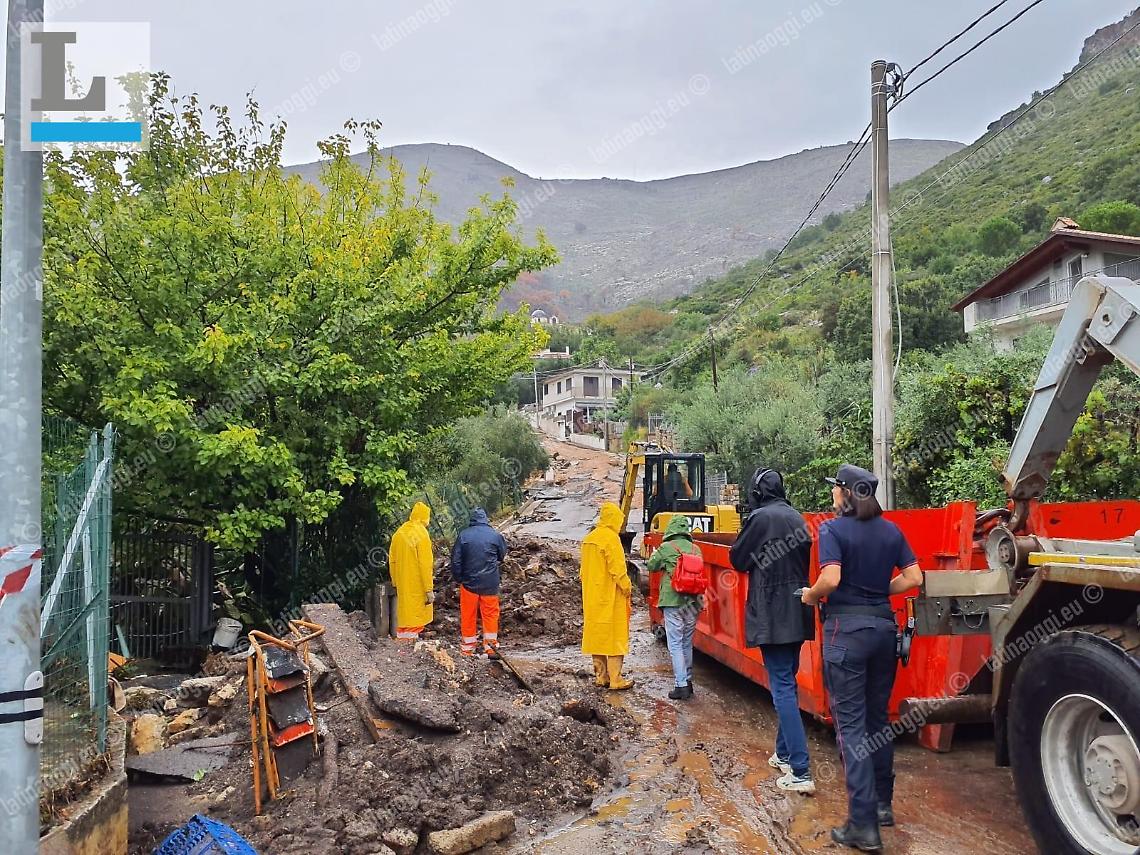 Maltempo nel sud pontino, sfollati da oltre un mese