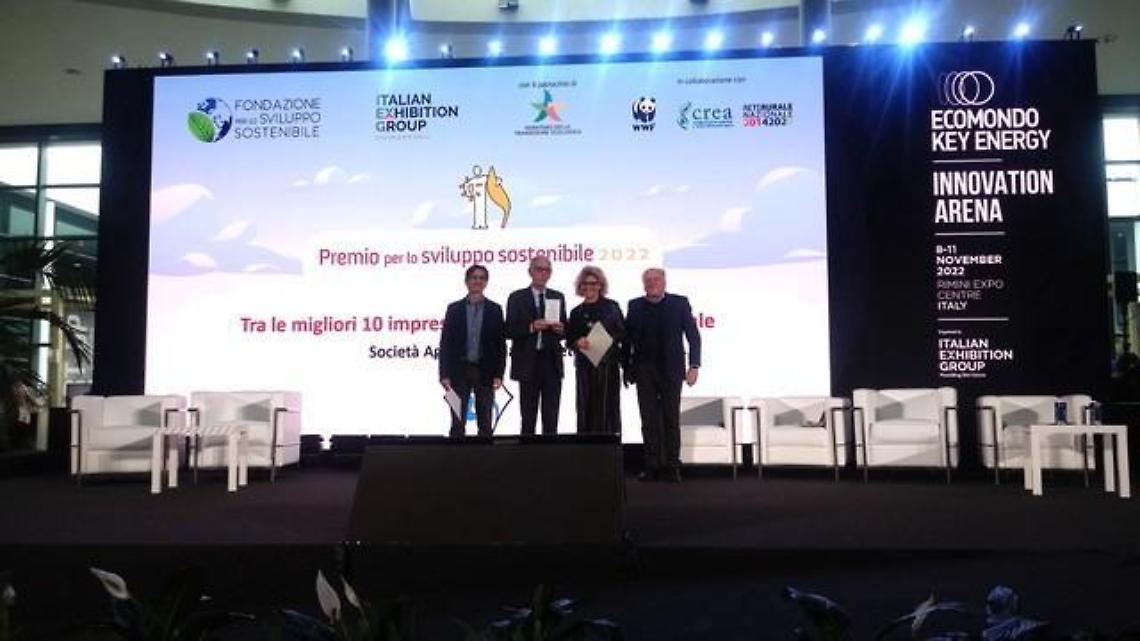 La società agricola “Gelasio Caetani” protagonista all'Ecomondo di Rimini