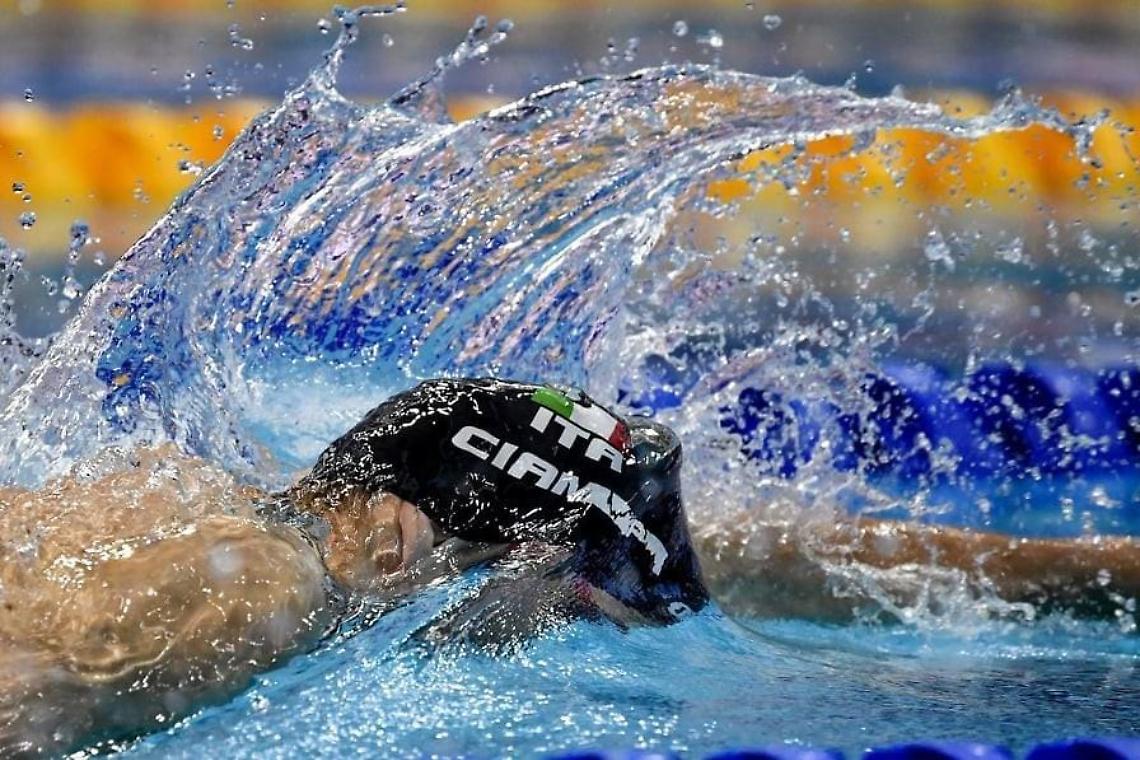 Bronzo mondiale in vasca corta per il pontino Matteo Ciampi