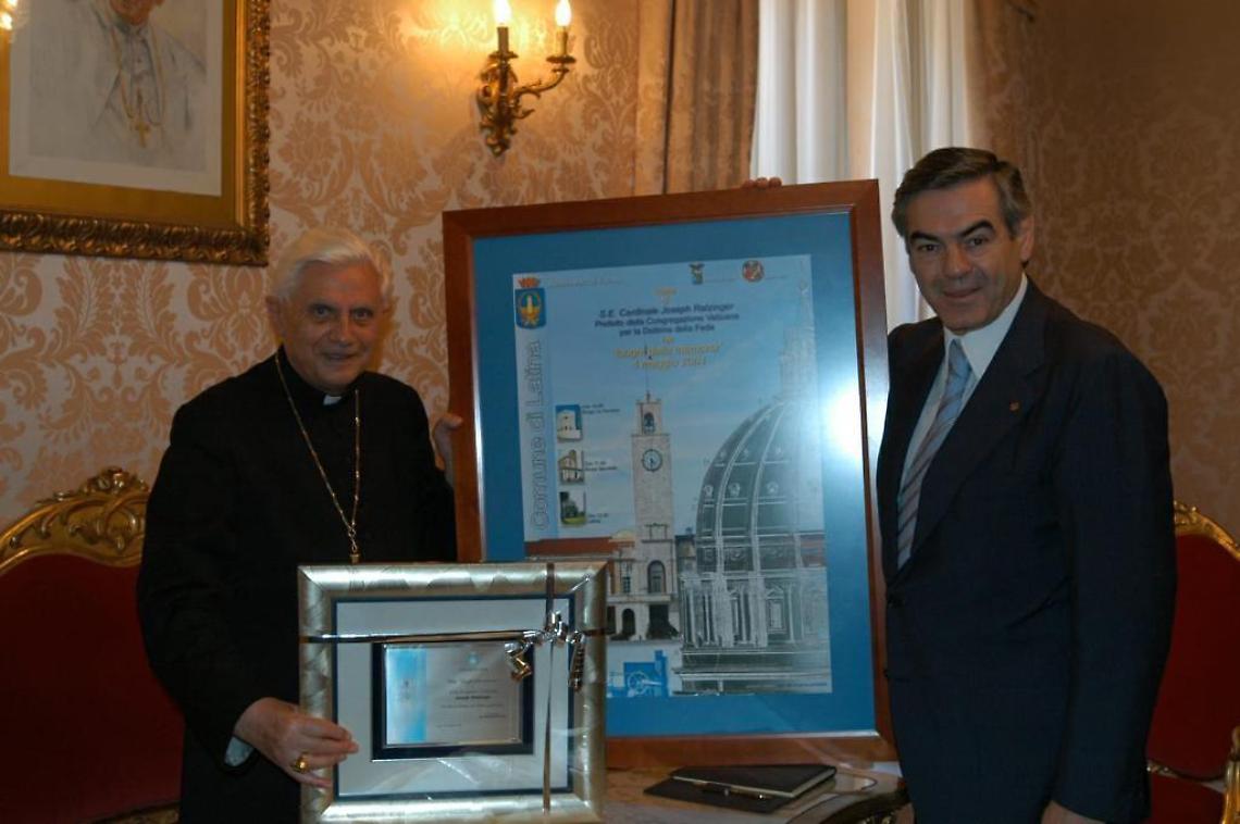 Quando il Papa emerito Benedetto XVI venne in visita a Latina