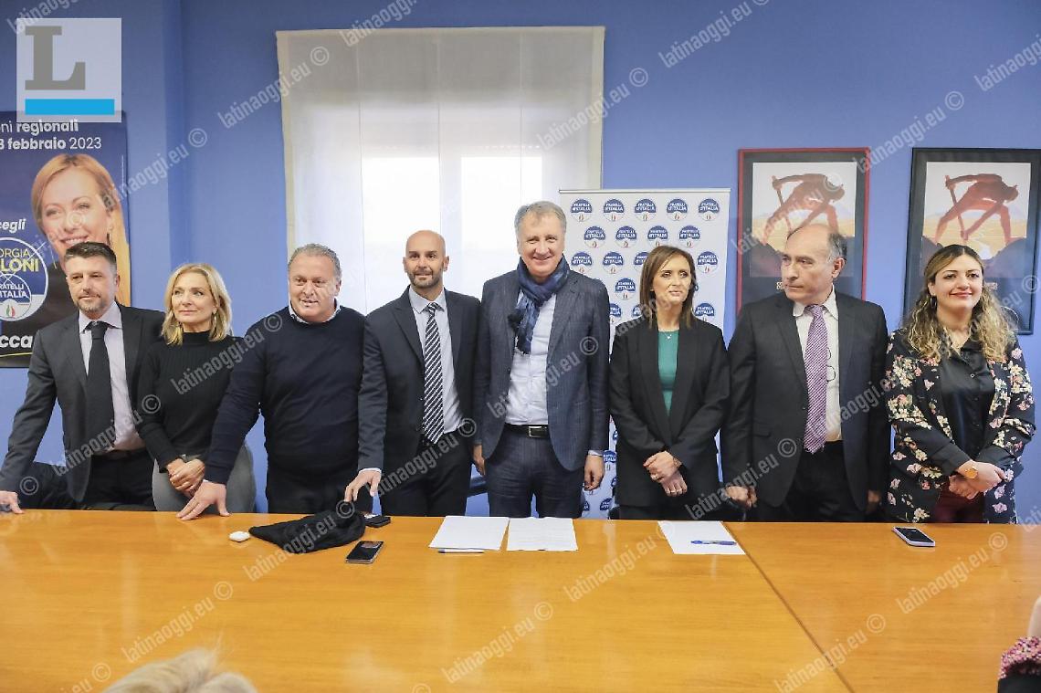 FdI Latina: presentati i candidati alle prossime elezioni regionali