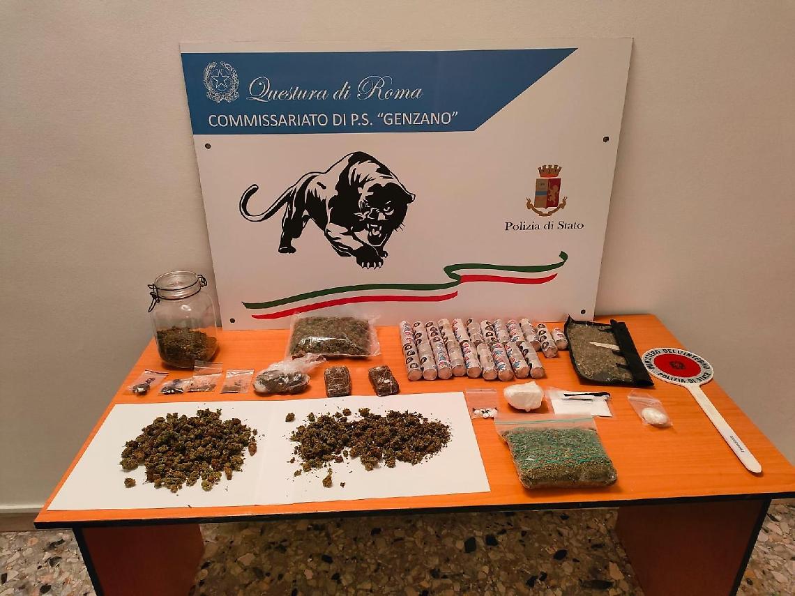 Quasi tre chili di droga, blitz al laghetto di pesca sportiva