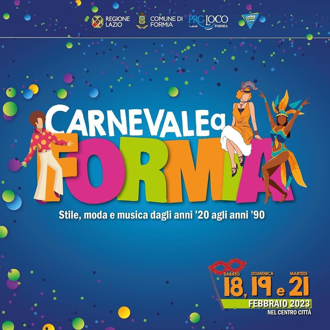 Ritorna il carnevale di Formia, ecco gli appuntamenti
