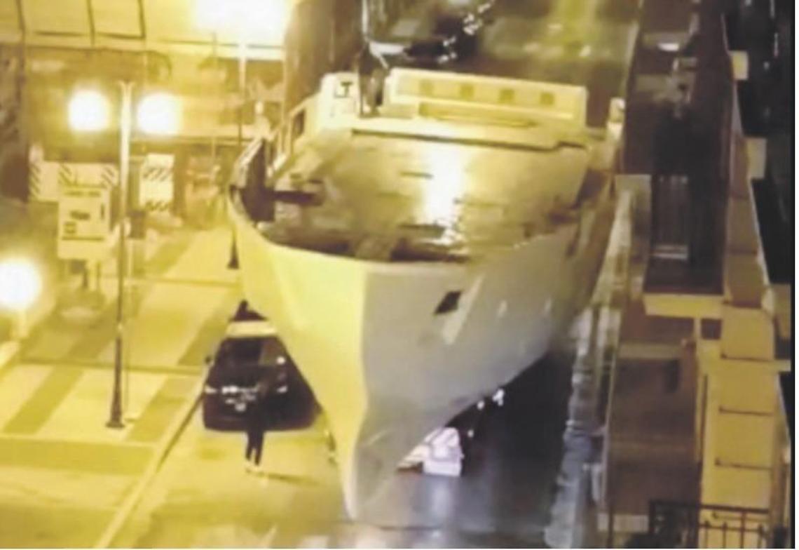I trasporti eccezionali tra le strade di Formia